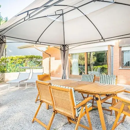 Villa Pineta House Lignano Free Parking-beach-garden *